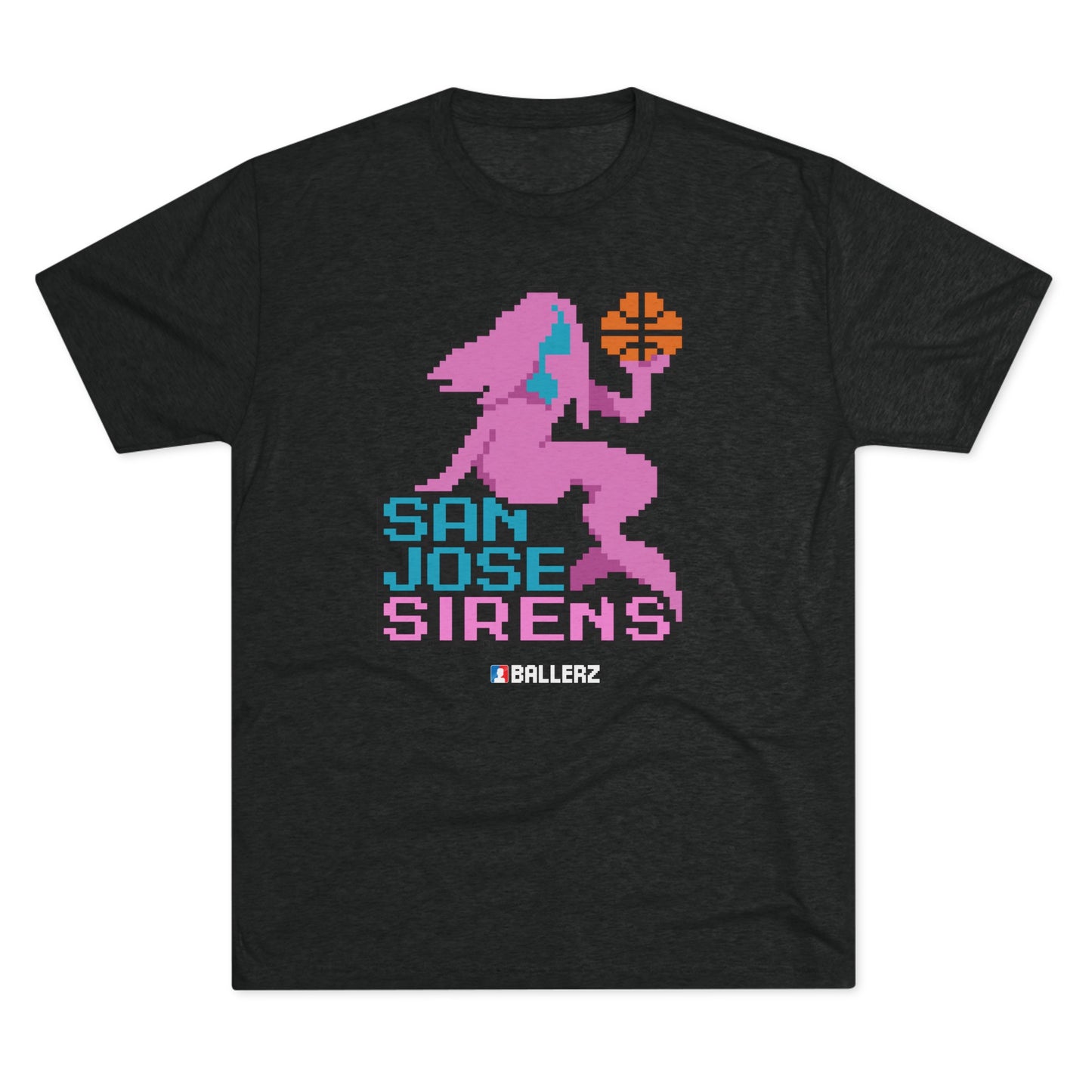 Ballerz San Jose Sirens Unisex Tri-Blend Crew Tee