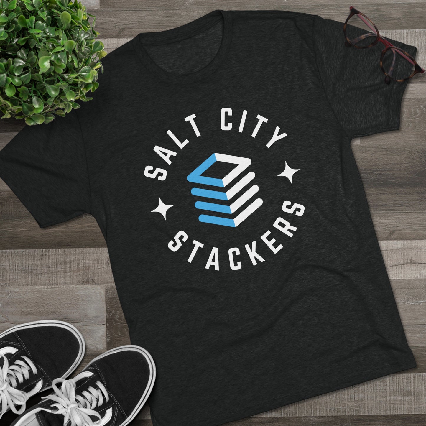 Salt City Stackers Alt Unisex Tri-Blend Crew Tee