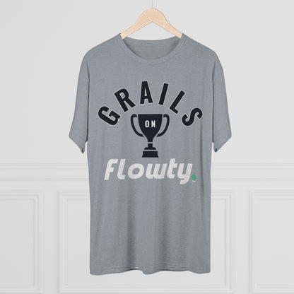 Grails on Flowty Unisex Tri-Blend Crew Tee