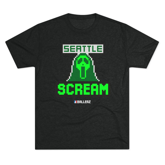Ballerz Seattle Scream Unisex Tri-Blend Crew Tee