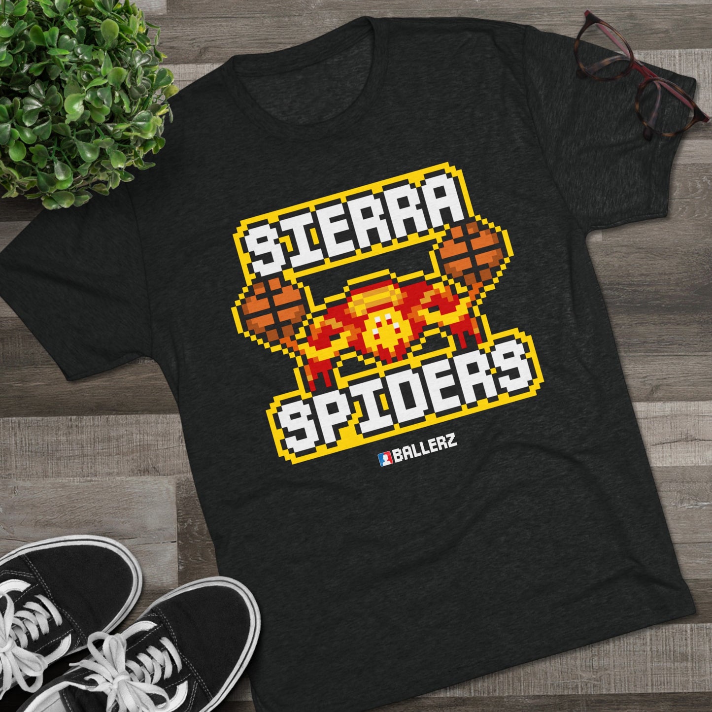 Ballerz Sierra Spiders Unisex Tri-Blend Crew Tee