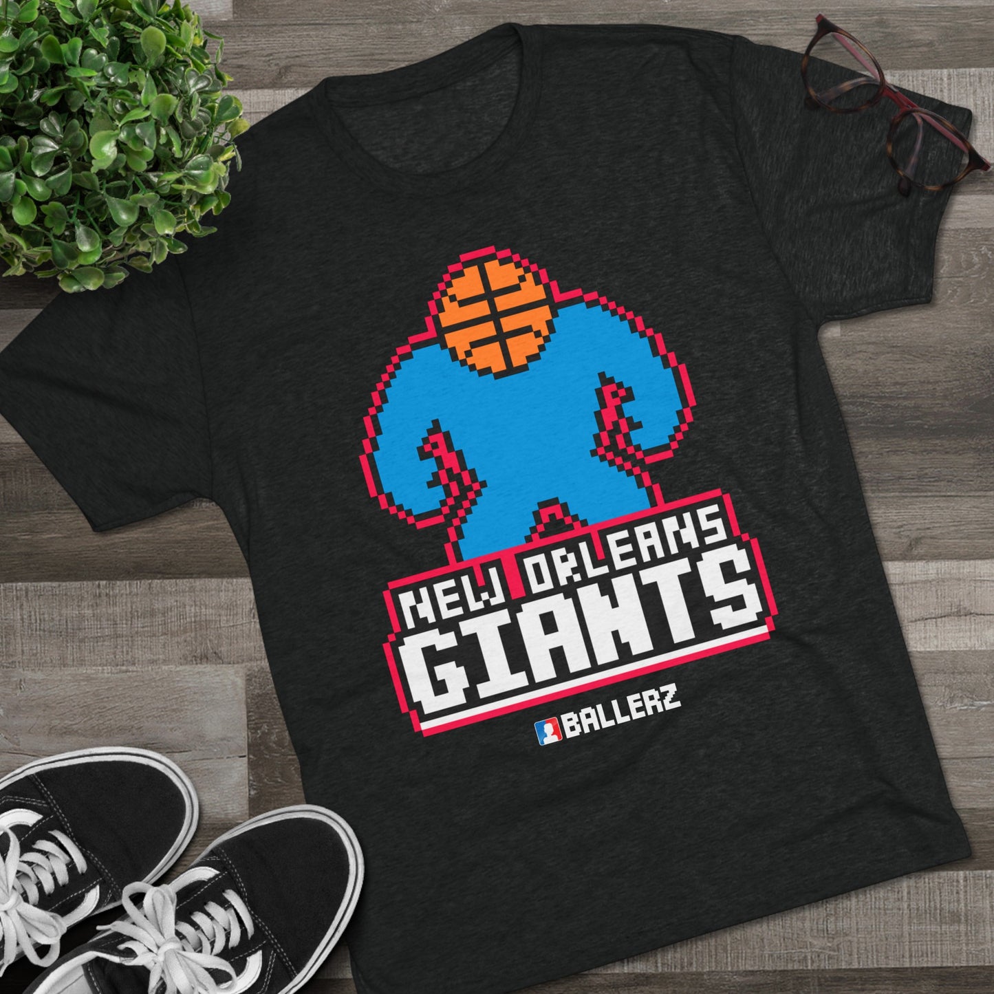 Ballerz New Orleans Giants Unisex Tri-Blend Crew Tee