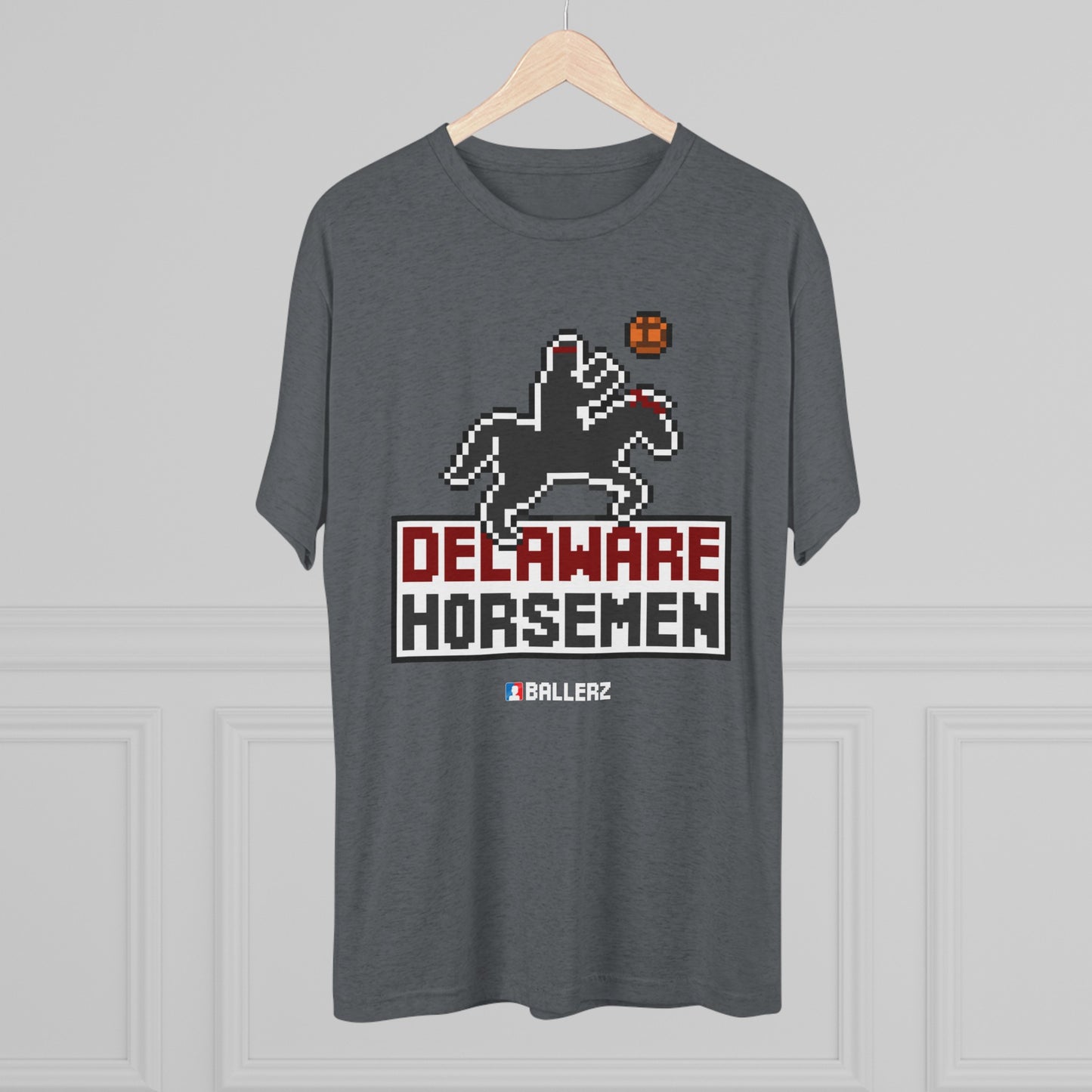 Ballerz Delaware Horsemen Unisex Tri-Blend Crew Tee