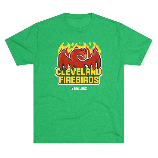 Ballerz Cleveland Firebirds Unisex Tri-Blend Crew Tee