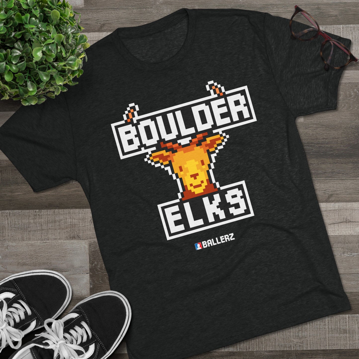 Ballerz Boulder Elks Unisex Tri-Blend Crew Tee