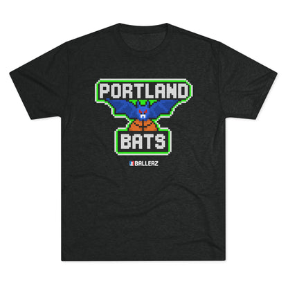 Ballerz Portland Bats Unisex Tri-Blend Crew Tee