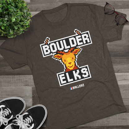 Ballerz Boulder Elks Unisex Tri-Blend Crew Tee