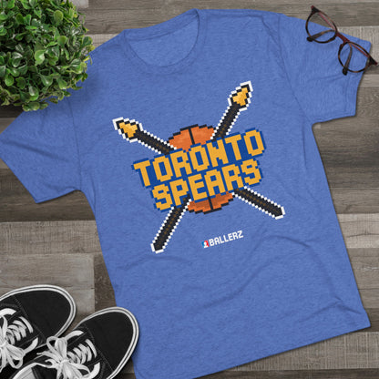 Ballerz Toronto Spears Unisex Tri-Blend Crew Tee