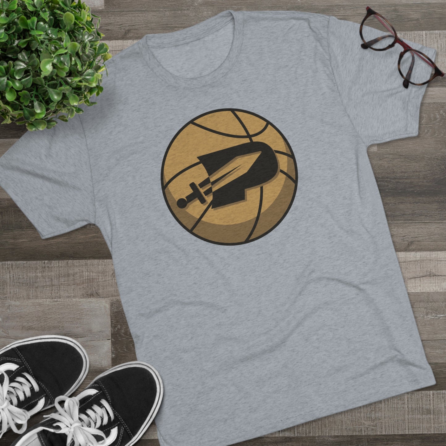 Packaliers Basketball Unisex Tri-Blend Crew Tee