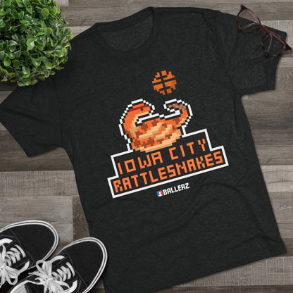 Ballerz Iowa City Rattlesnakes Unisex Tri-Blend Crew Tee