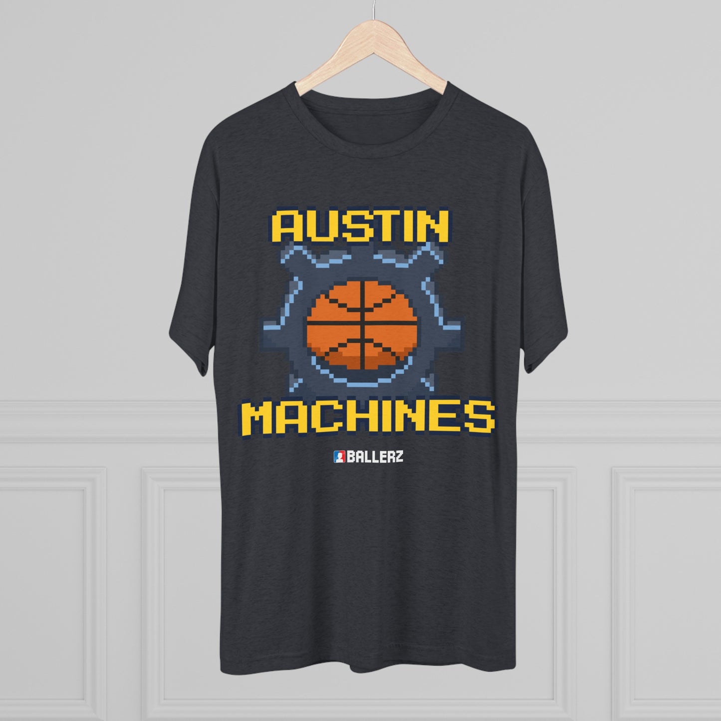 Ballerz Austin Machines Unisex Tri-Blend Crew Tee