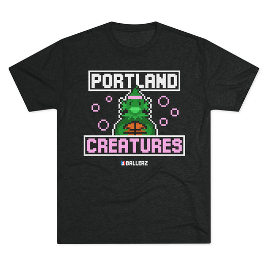 Ballerz Portland Creatures Unisex Tri-Blend Crew Tee