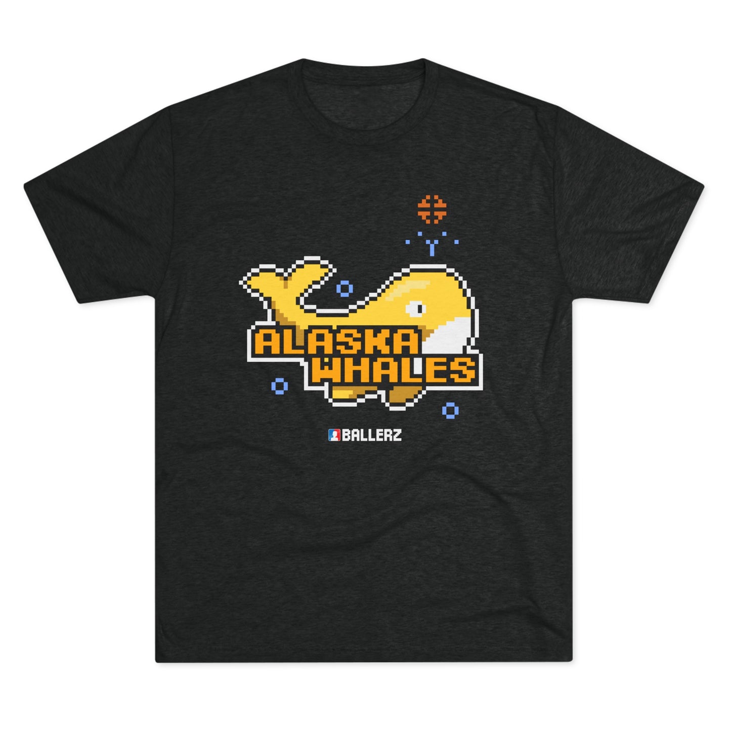 Ballerz Alaska Whales Unisex Tri-Blend Crew Tee