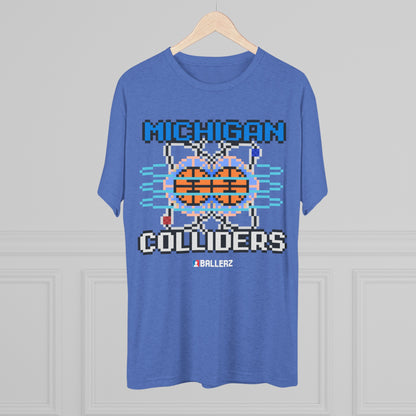 Ballerz Michigan Colliders Unisex Tri-Blend Crew Tee