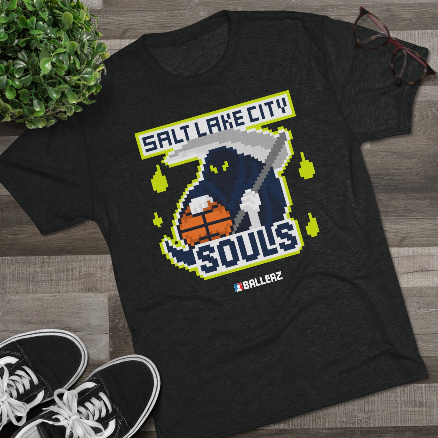 Ballerz Salt Lake City Souls Unisex Tri-Blend Crew Tee