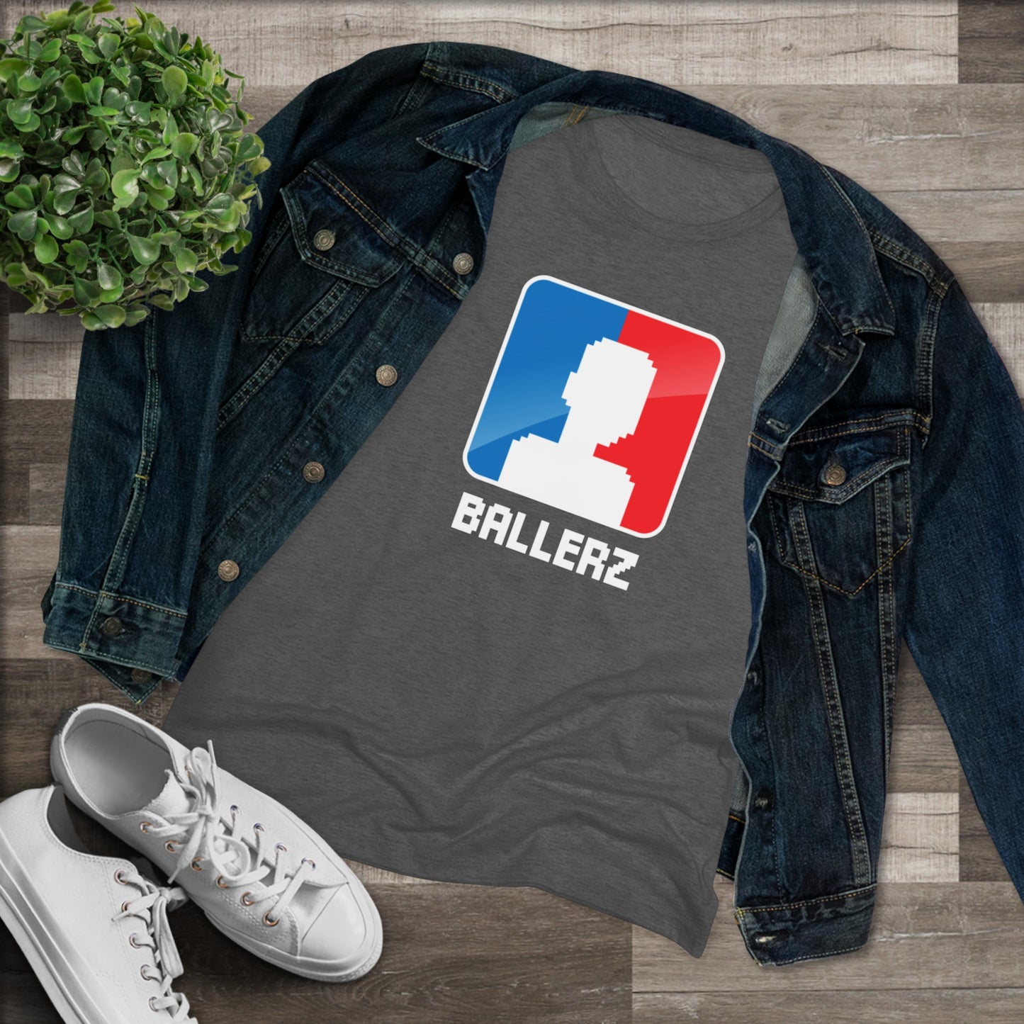 Ballerz Logo Women's Triblend Tee