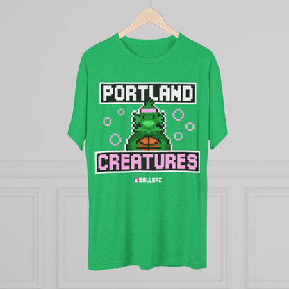 Ballerz Portland Creatures Unisex Tri-Blend Crew Tee