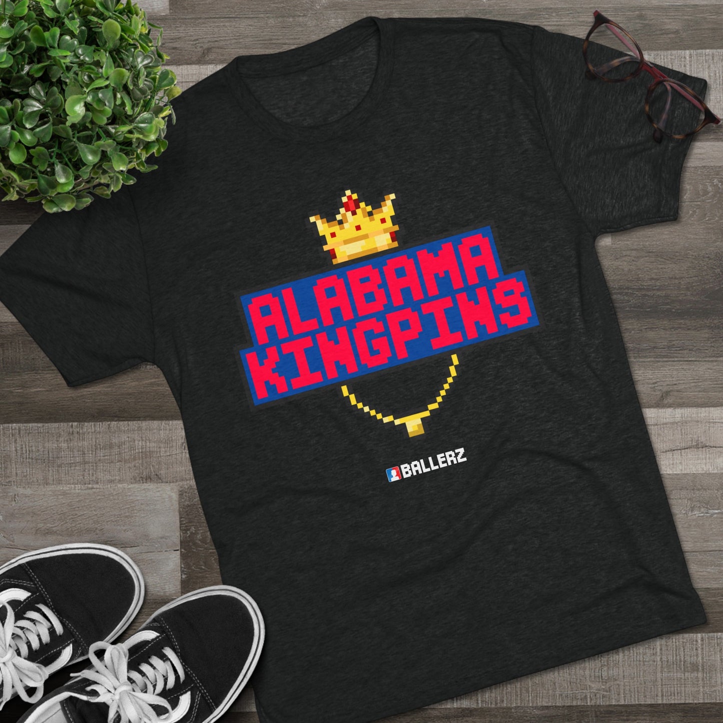 Ballerz Alabama Kingpins Unisex Tri-Blend Crew Tee