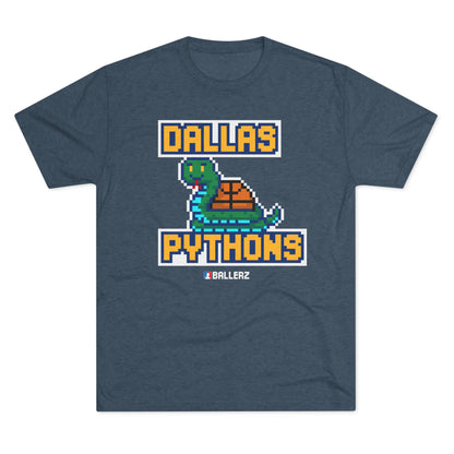 Ballerz Dallas Pythons Unisex Tri-Blend Crew Tee