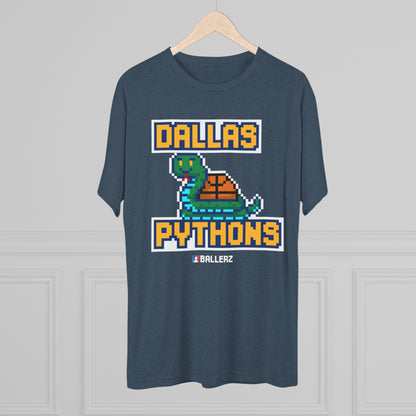 Ballerz Dallas Pythons Unisex Tri-Blend Crew Tee