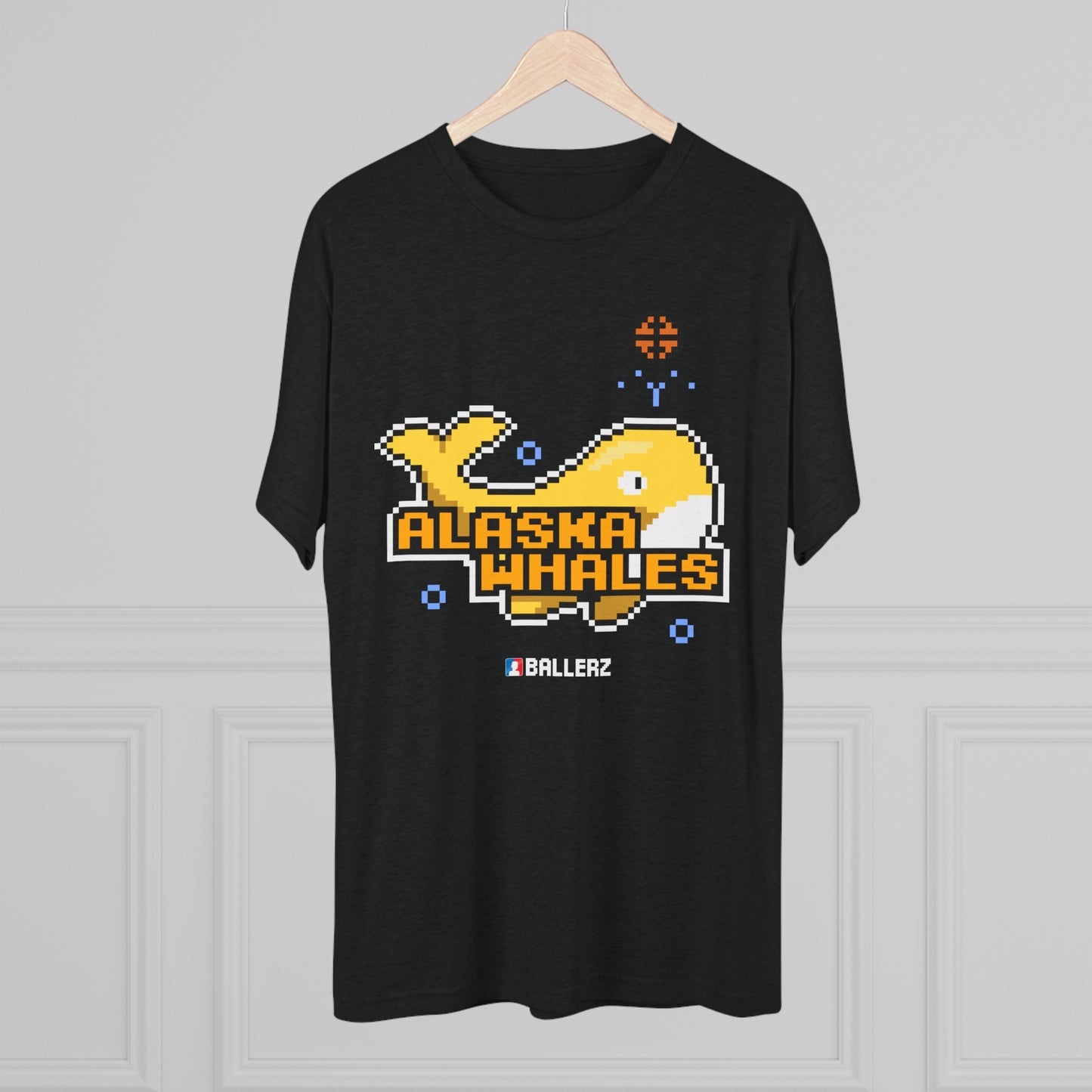 Ballerz Alaska Whales Unisex Tri-Blend Crew Tee