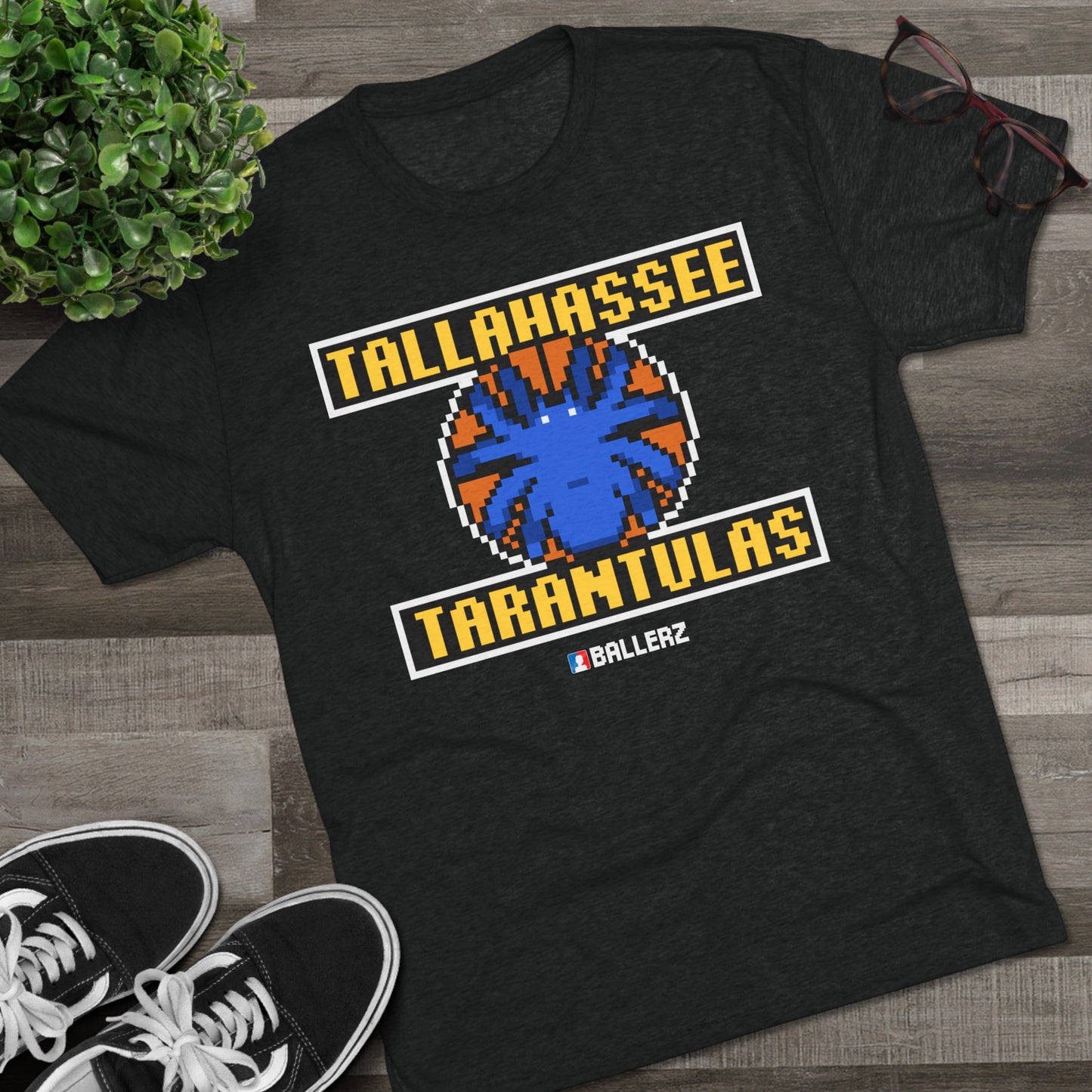 Ballerz Tallahassee Tarantulas Unisex Tri-Blend Crew Tee