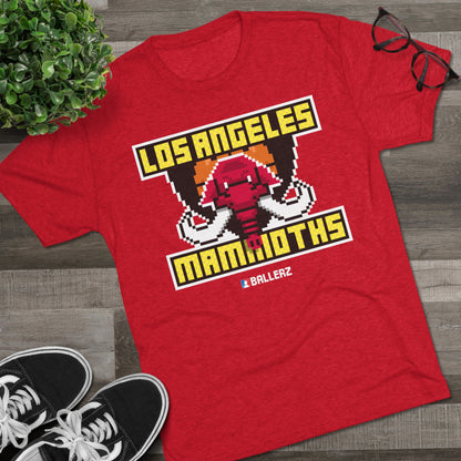 Ballerz Los Angeles Mammoths Unisex Tri-Blend Crew Tee