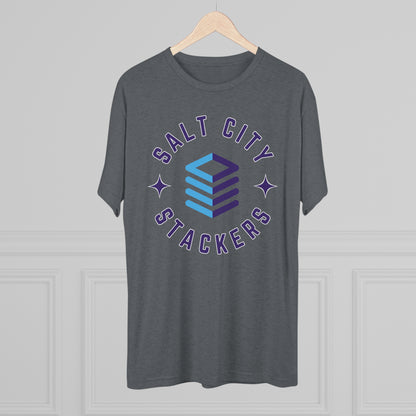 Salt City Stackers Alt Unisex Tri-Blend Crew Tee