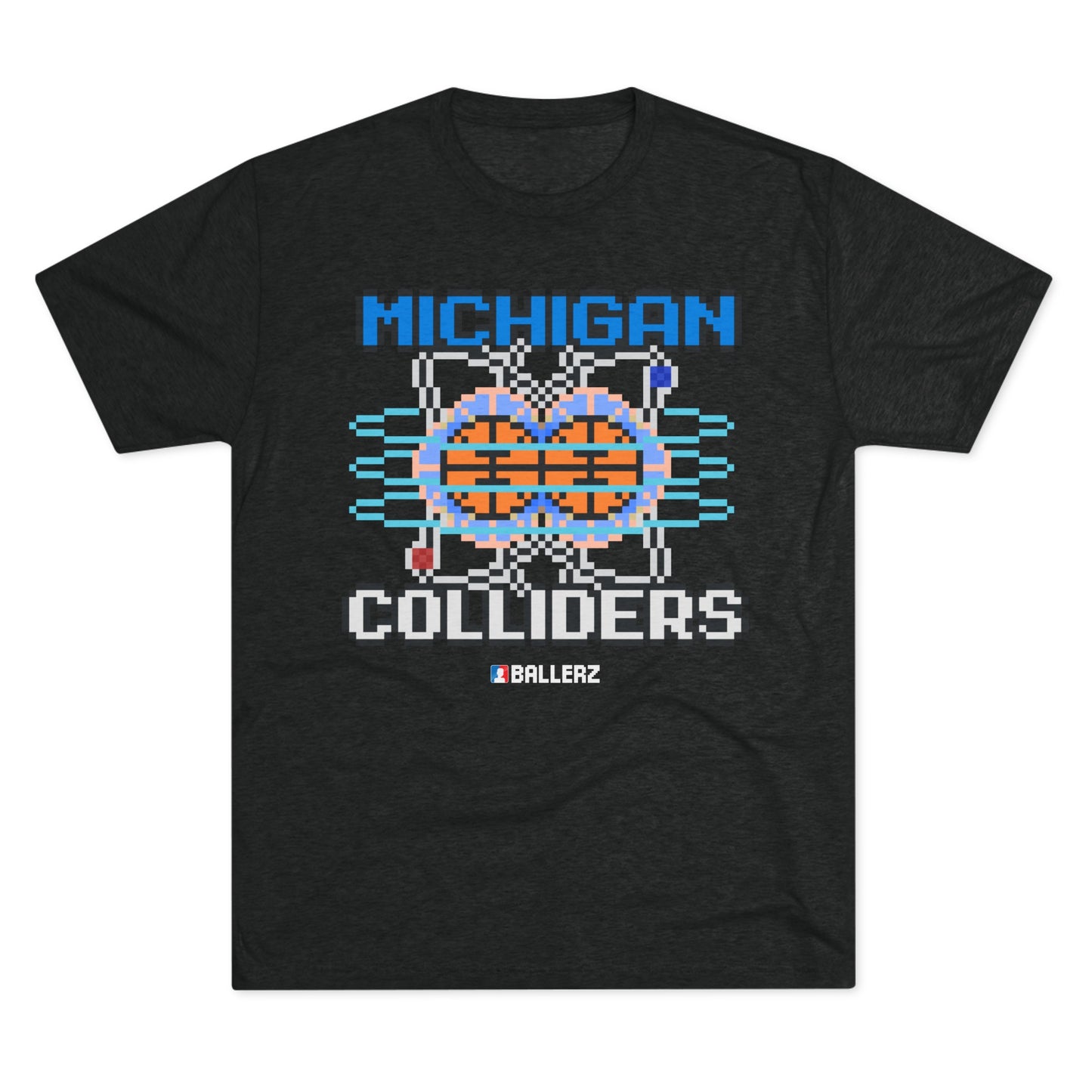 Ballerz Michigan Colliders Unisex Tri-Blend Crew Tee