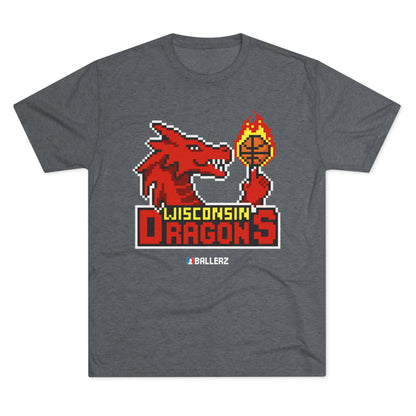 Ballerz Wisconsin Dragons Unisex Tri-Blend Crew Tee