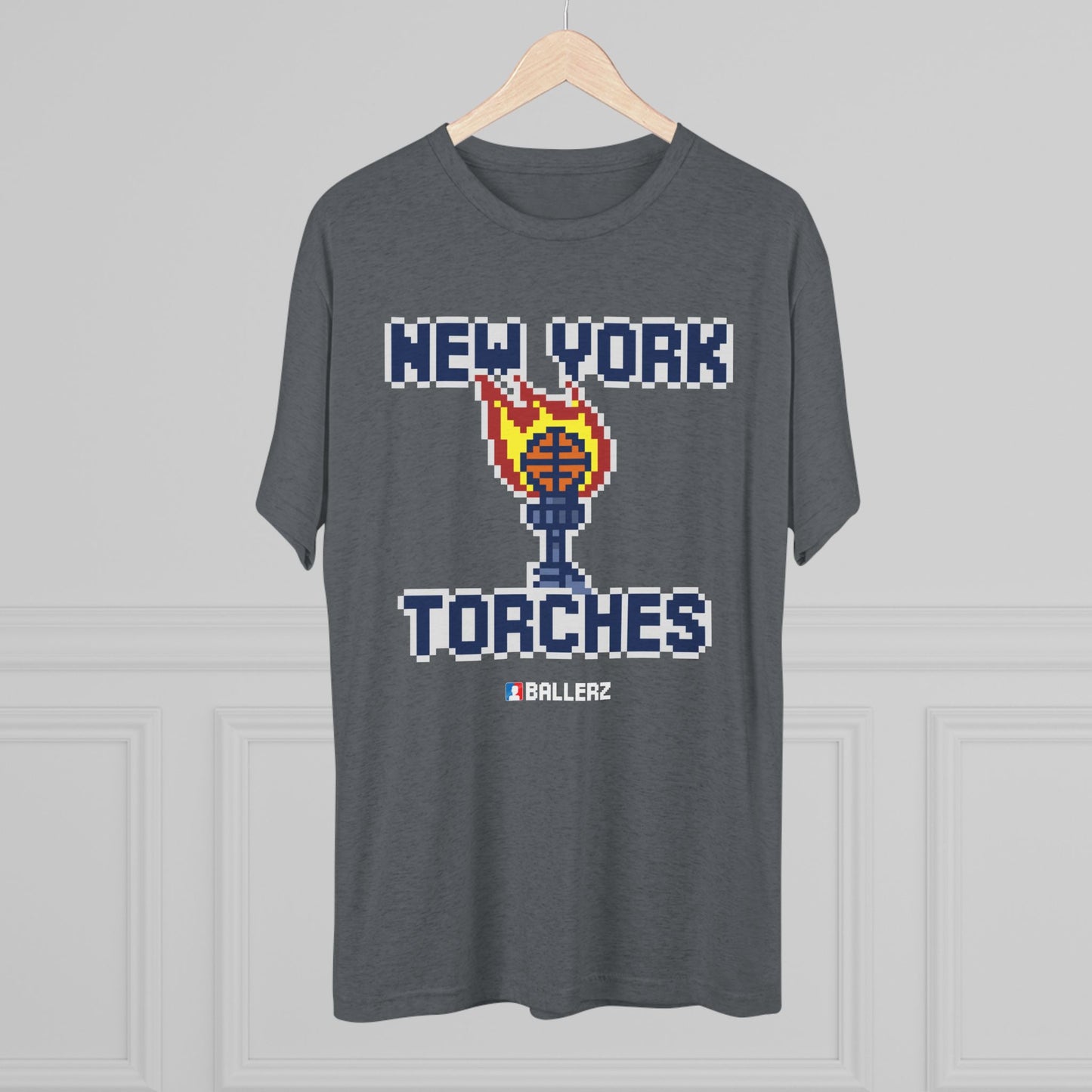 Ballerz New York Torches Unisex Tri-Blend Crew Tee