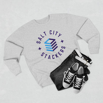 Salt City Stackers Alt Unisex Crewneck Sweatshirt