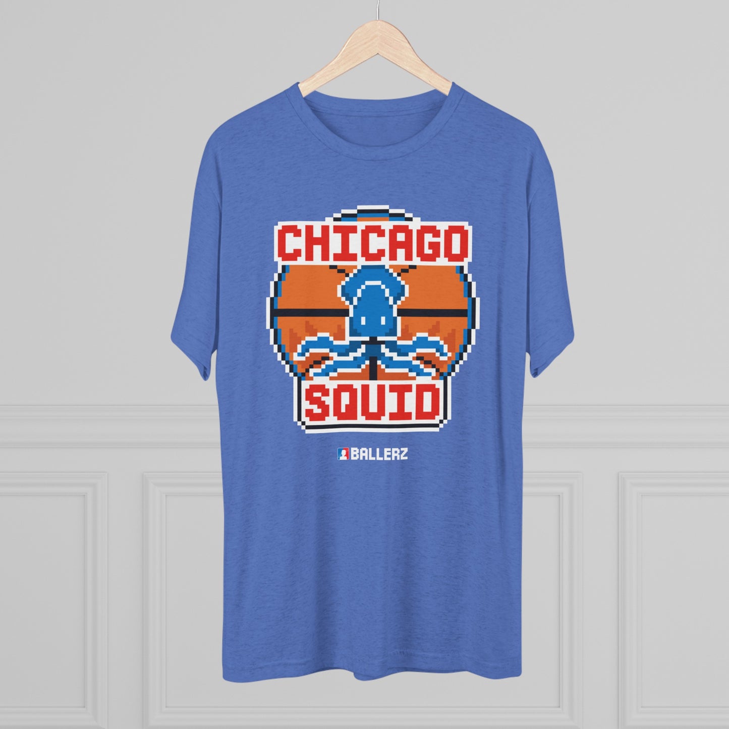 Ballerz Chicago Squid Unisex Tri-Blend Crew Tee