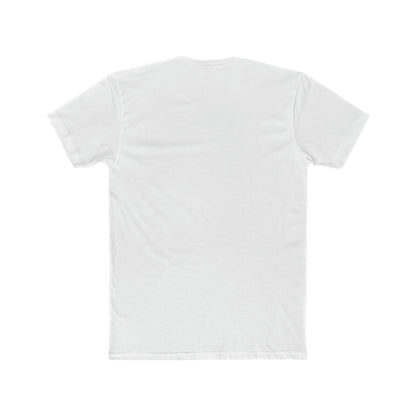 Flowty Mid White Men's Cotton Crew Tee