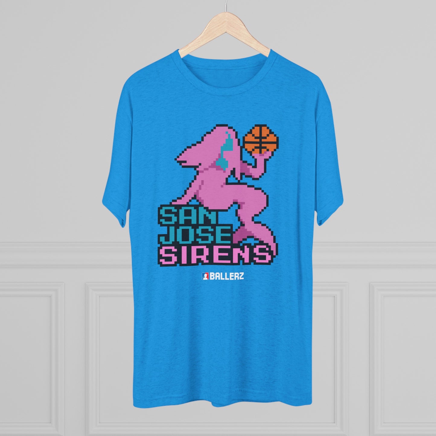 Ballerz San Jose Sirens Unisex Tri-Blend Crew Tee