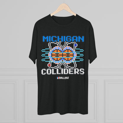 Ballerz Michigan Colliders Unisex Tri-Blend Crew Tee