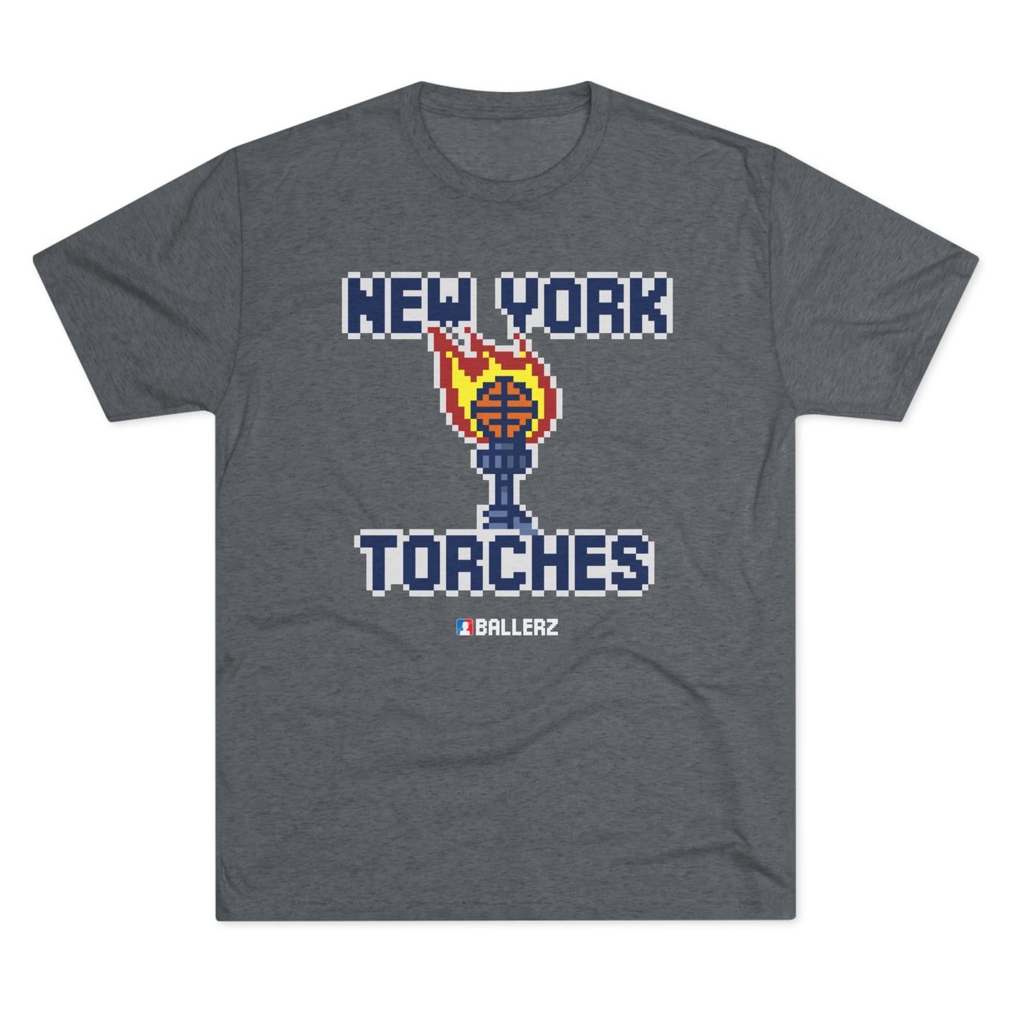 Ballerz New York Torches Unisex Tri-Blend Crew Tee