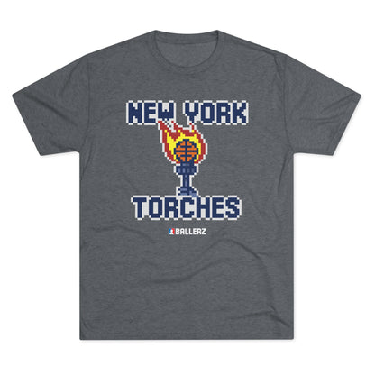 Ballerz New York Torches Unisex Tri-Blend Crew Tee