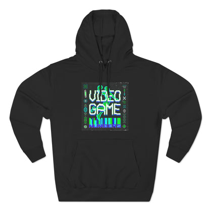 Video Game Numbers Three-Panel Fleece Hoodie