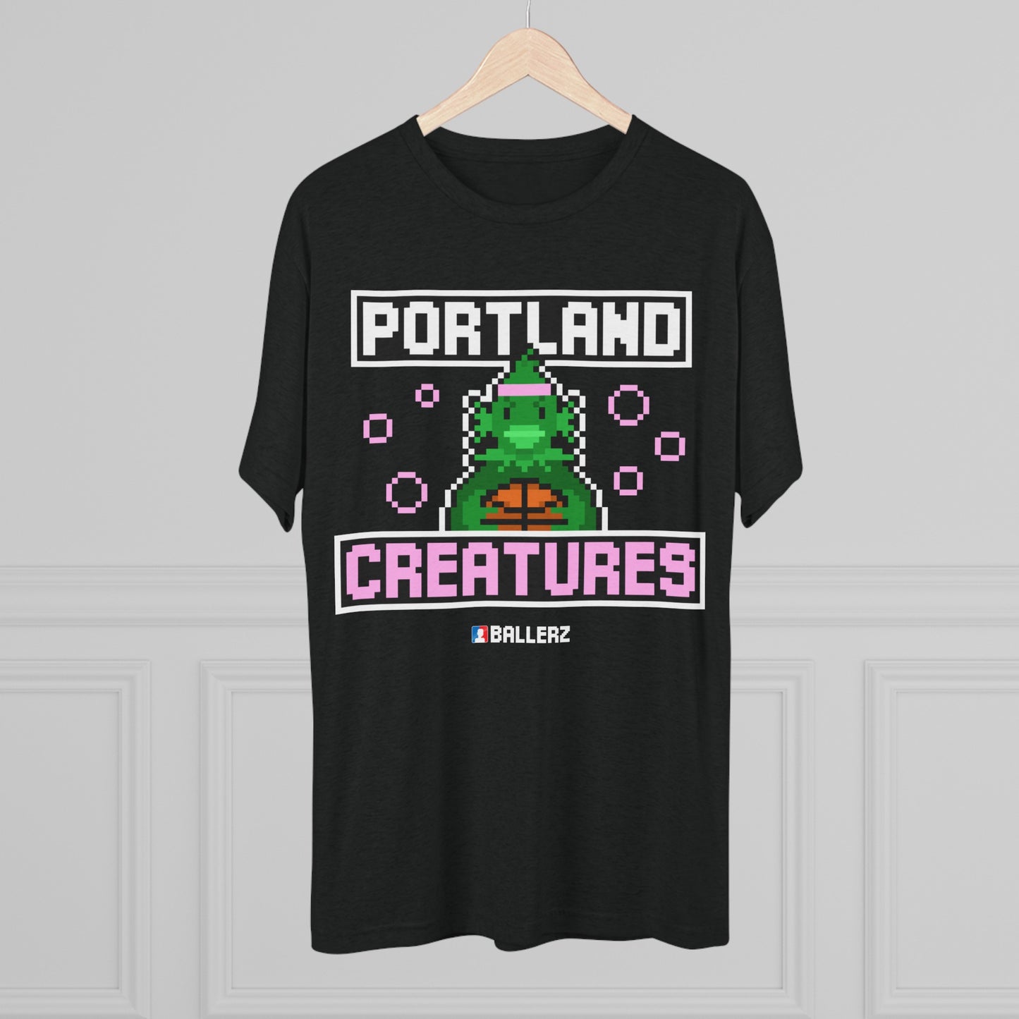 Ballerz Portland Creatures Unisex Tri-Blend Crew Tee