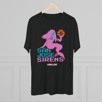 Ballerz San Jose Sirens Unisex Tri-Blend Crew Tee