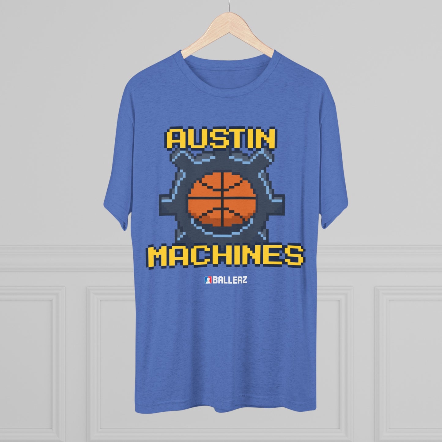 Ballerz Austin Machines Unisex Tri-Blend Crew Tee