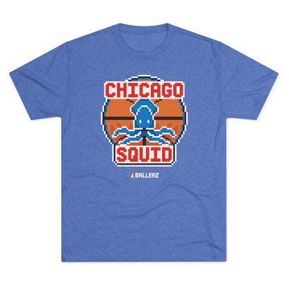 Ballerz Chicago Squid Unisex Tri-Blend Crew Tee