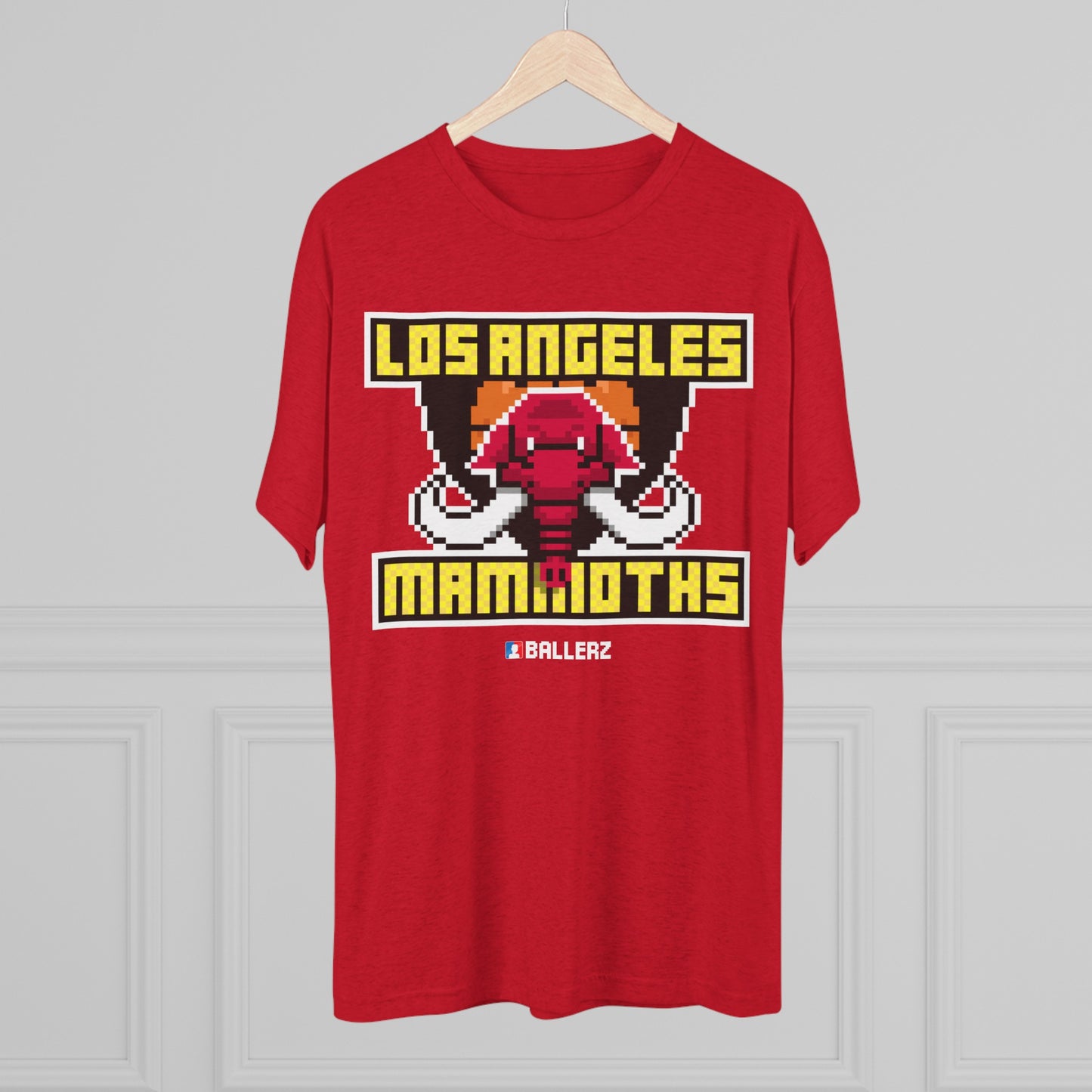 Ballerz Los Angeles Mammoths Unisex Tri-Blend Crew Tee