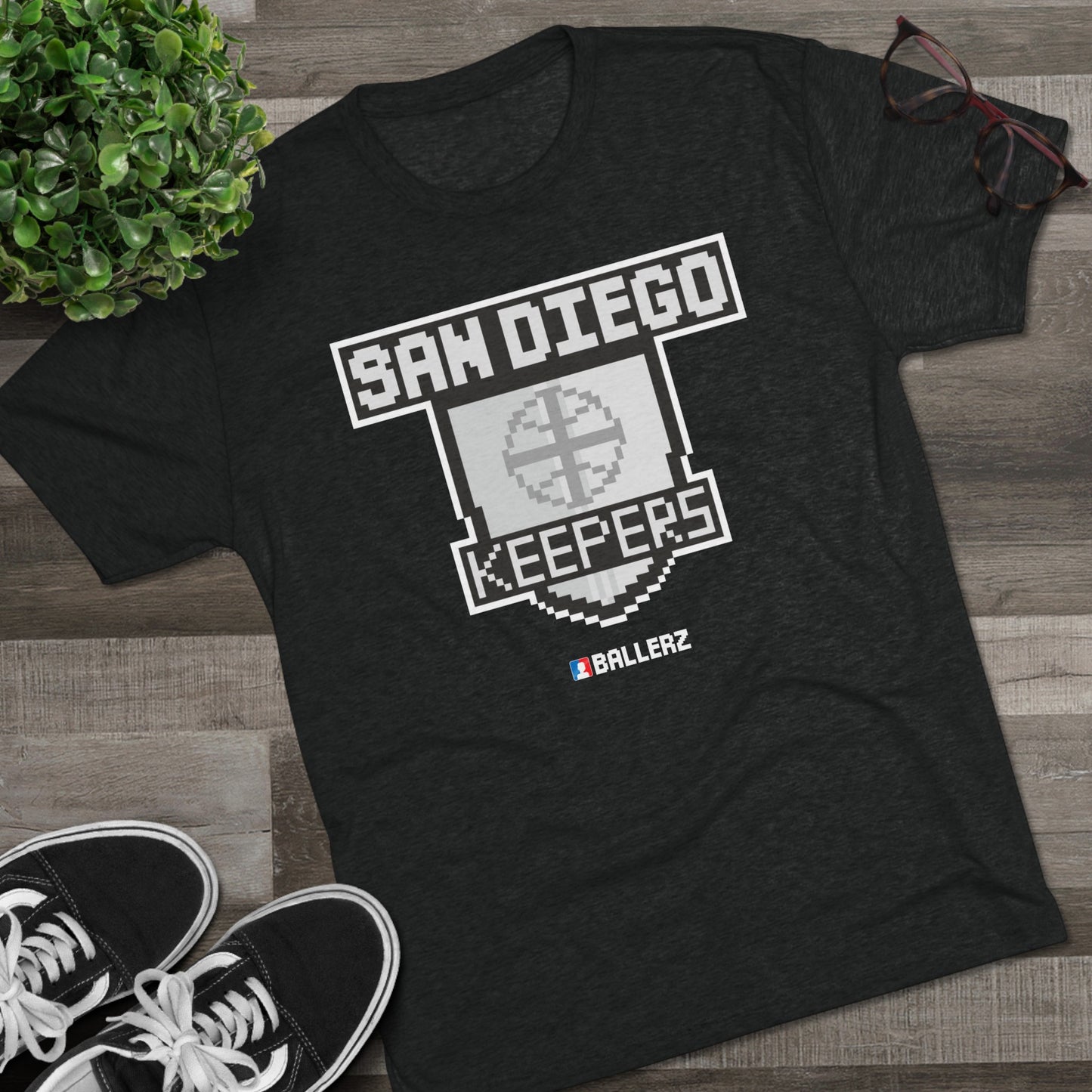 Ballerz San Diego Keepers Unisex Tri-Blend Crew Tee