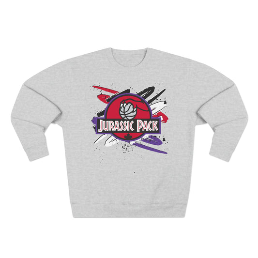 Jurassic Pack Origins Spray Unisex Crewneck Sweatshirt