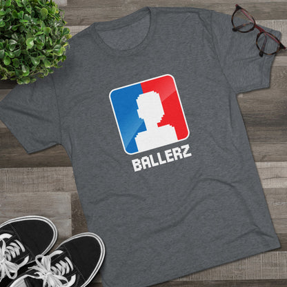 Ballerz Logo Unisex Tri-Blend Crew Tee