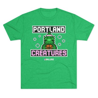 Ballerz Portland Creatures Unisex Tri-Blend Crew Tee