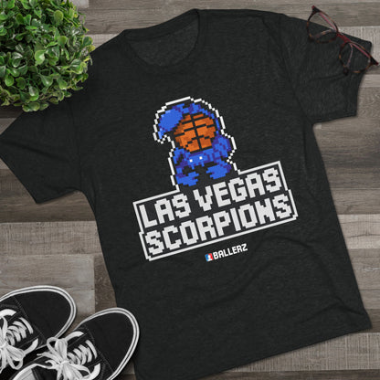 Ballerz Las Vegas Scorpions Unisex Tri-Blend Crew Tee