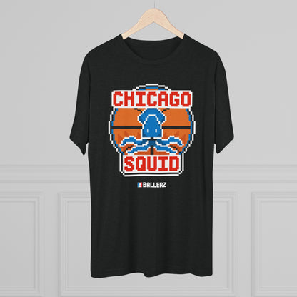 Ballerz Chicago Squid Unisex Tri-Blend Crew Tee